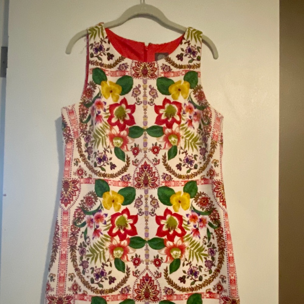 Vince Camuto Tapestry Print Sheath Dress - Picture 3 of 4